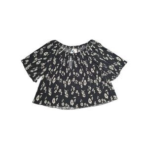 Society Girl by Trixxi Top Shirt Blouse Short Sleeves Size Medium